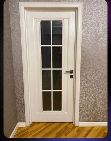 межкомнатные двери ош: ✅5 eded qapi satilir birlikde 400 manata. Olcu 90*2.05 Ünvan vorovski — 1