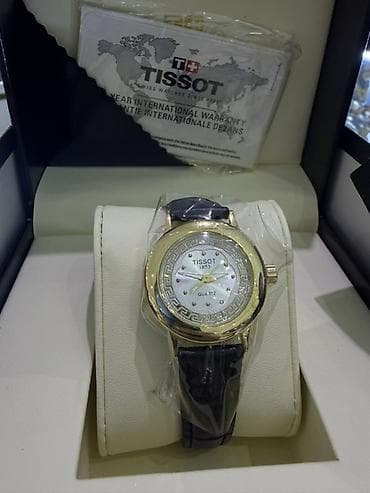 bakı saatı: Qol saatı, Tissot, rəng - Qızılı — 2