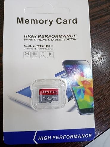 PRO PLUS MicroSD/SD Memory Card – 128 GB - Yüksək performanslı