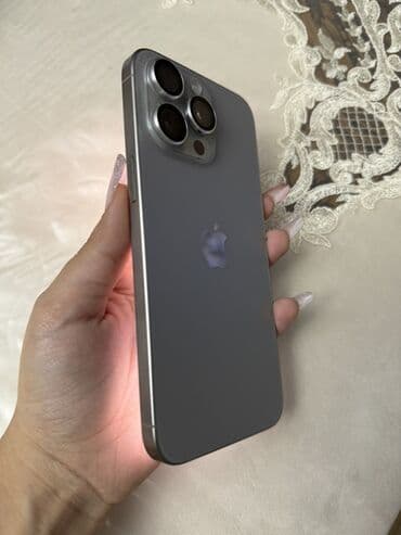 Apple iPhone: IPhone 15 Pro Max, 256 GB, Space Gray, Barmaq izi, Face ID — 2