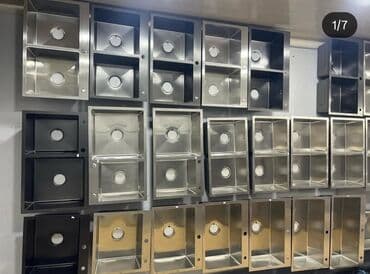 qara qum: Yeni Düzbucaqlı Mətbəx çanağı, Şkafsız, Paslanmaz polad, Pulsuz çatdırılma — 4