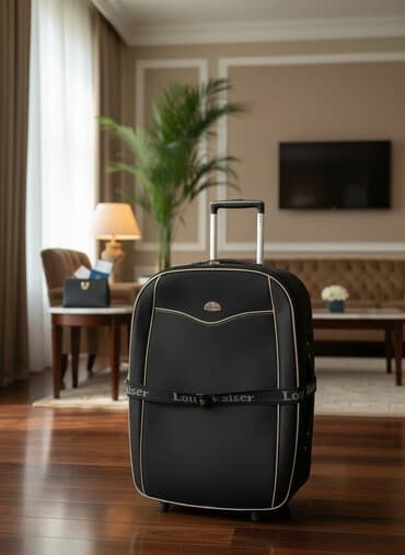 hermes cantası: Təkərli səyahət çamadanı orta vəziyyətdədir təkərlər işləkdir zamoklar — 3