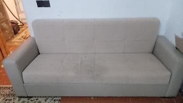 Другая мебель: Диван, Б/у, Раскладной, С подъемным механизмом, Ткань, Нет доставки — 1