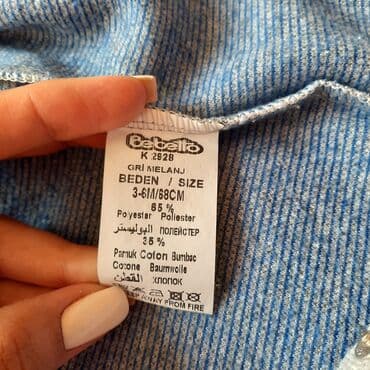 Polo köynəklər: 3-6 aylıq uşaq üçün bodi 5 Azn — 2