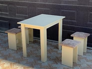 imerqaz kombi: Mətbəx üçün, Yeni, Açılmayan, Dördbucaq masa, 4 stul — 1