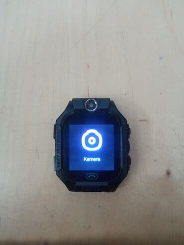 usaq ucun mikrofon: Смарт часы, Камера, цвет - Черный — 4