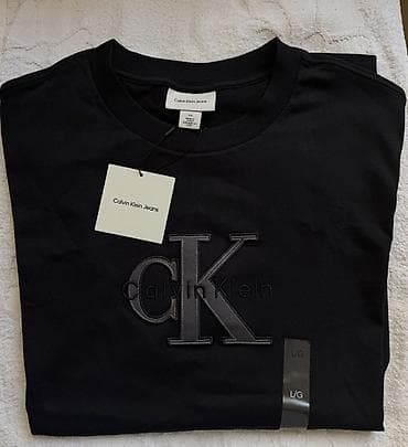 stringer alt geyimi: Futbolka, Calvin Klein, L, rəng - Qara — 1