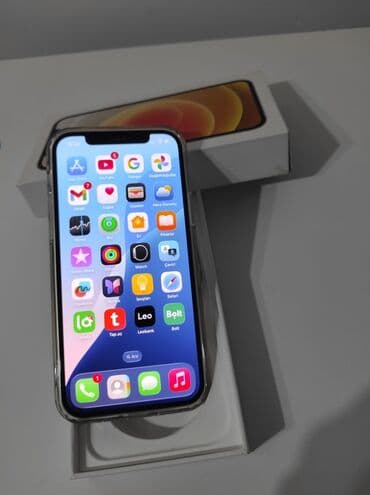 dubay ayfon qiymeti: IPhone 12, 128 GB, Ağ, Face ID — 5