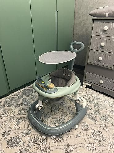 Слуховые аппараты: Uşaq gəzdirici/walker – çoxfunksiyalı model - Rəng: Açıq yaşıl və boz — 1