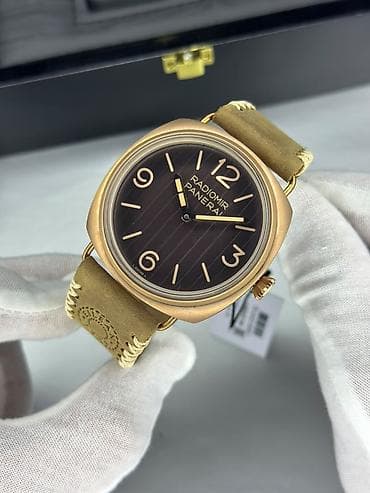 sensor saatlar: Yeni, Qol saatı, Panerai Luminor, rəng - Qızılı — 3