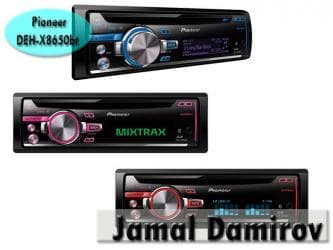 Pioneer deh-x8650bt usb bluetooth aux