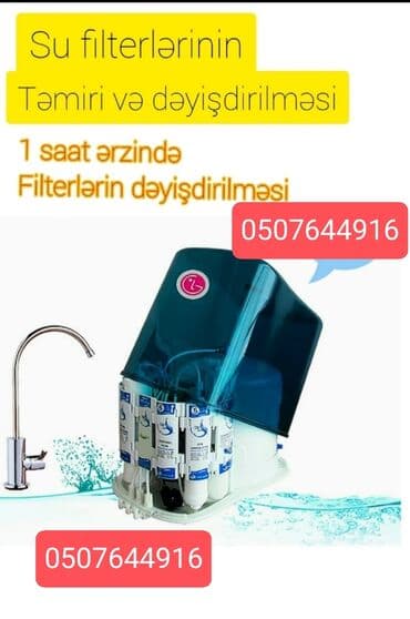 su filtirleri: Şəffaf su təmin edən qırmızı və ağ rəngli ikitərəfli su təmizləyici — 4