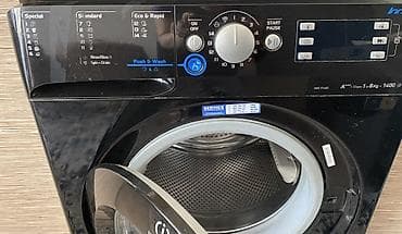 masin ucun maqintafon: Paltaryuyan maşın Indesit, 8 kq, İşlənmiş, Avtomat, Qurutma var, Kredit yoxdur, Ünvandan götürmə — 2
