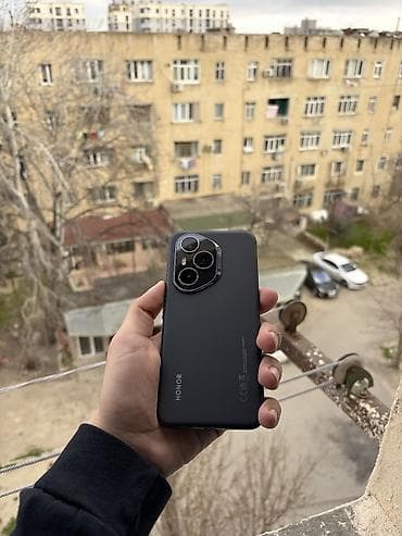 apple iphone 12 pro: Honor 400 Pro, 256 GB, rəng - Qara, Zəmanət, Barmaq izi, Face ID — 1