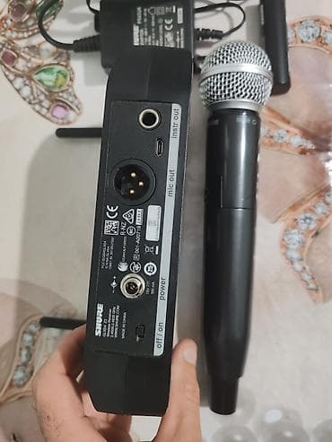 Musiqi alətləri: Yeni Simsiz (Bluetooth) Mikrofon Shure, Ünvandan götürmə — 4