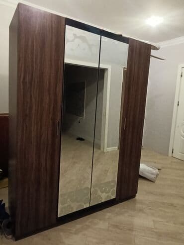 стенка для спальни: Купе, 4 двери Прямой шкаф, Гардеробный шкаф — 2