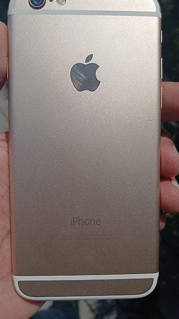 alfa: IPhone 6, 16 GB, Qızılı, Qırıq — 6
