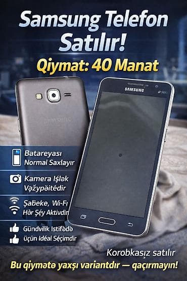 Samsung Galaxy Grand, 8 GB, rəng - Boz, Sensor lalafo.az -da Samsung Galaxy Grand, 8 GB, rəng - Boz, Sensor