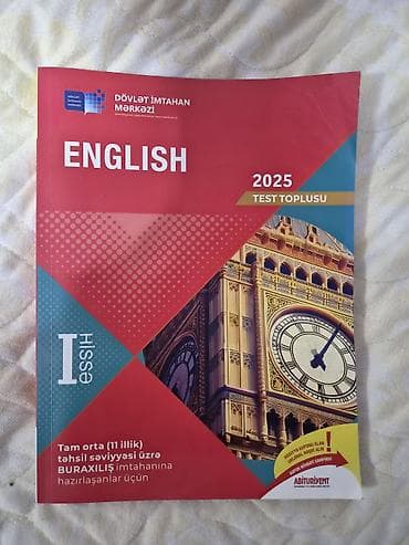 DİM 2025 Test Topluları – I hissə Satılır: Dövlət İmtahan Mərkəzinin — 3