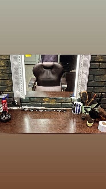 etir biznesi satilir: Peşəkar bərbər/saç salonu üçün tam təchizatlı iş yeri. 🔹 Hazır Bərbər — 5