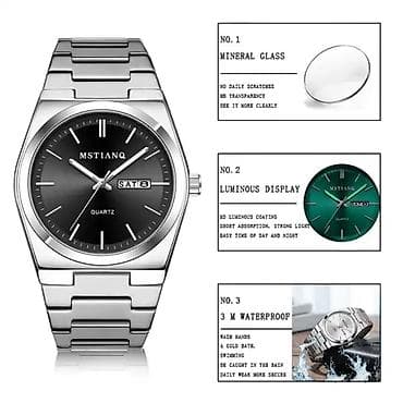 əl saat: Qol saatı, rəng - Gümüşü — 8