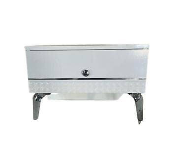 Ağ rəngli, müasir dizaynlı dolab/çamadankasa tipli qutu