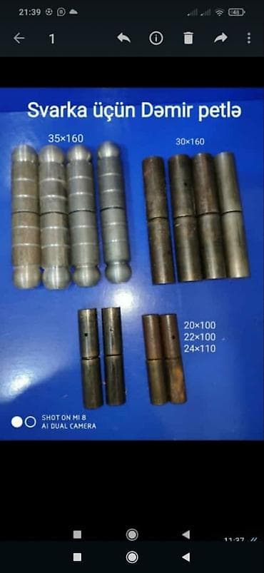 Petle darvaza petlesi ölçüleri var