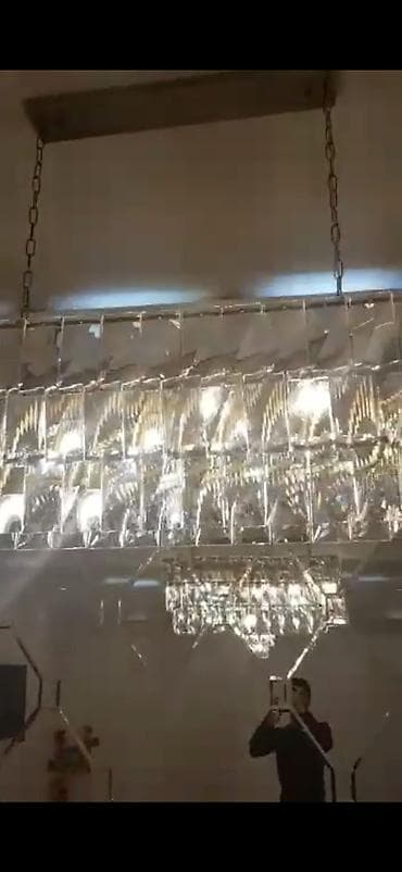 lustur islenmis: Çılçıraq, 10 və daha çox lampa, Metal — 3