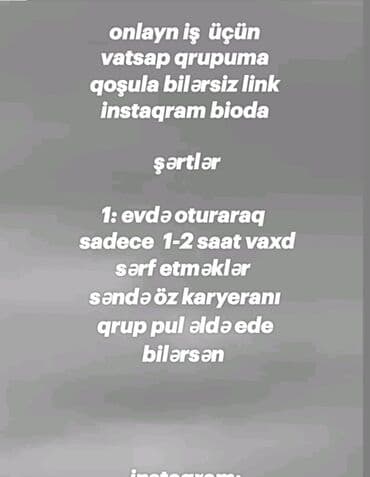 Marketoloq, Təcrübəsiz, Natamam iş günü lalafo.az -da Marketoloq, Təcrübəsiz, Natamam iş günü