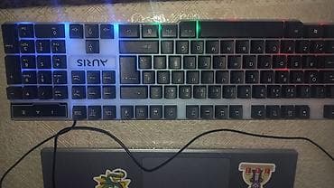 duyu aparatı: AURIS simli tam ölçülü klaviatura - Dil: Türkçe/QWERTY layoutu, əlavə — 1