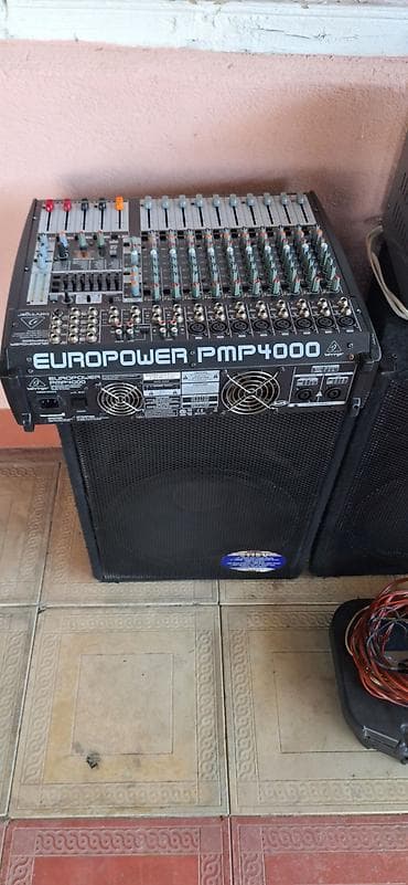 varli ata kasib ata: Europower PMP 4000 aktiv mikşer (1600W) 2 Yamaha kalonka 3 kVt — 3