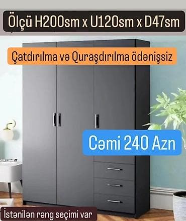 Zövqünüzə büdcənizə uyğun bütün mebellərin sifarişi reng 📌 ölçü