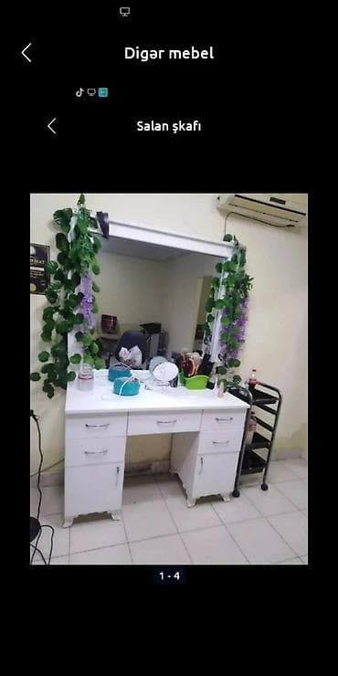 Makiyaj üçün masa, Güzgülü