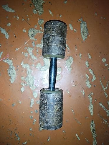 Metal dambıl - Material: Tam metal ağırlıq hissələri və möhkəm metal — 1