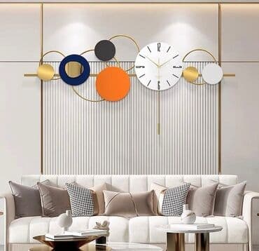 divar saatlari 2019: Divar Saatı Material: Dəmir Uzunluğu: 110 sm Eni: 48 sm Ölkə daxili — 2