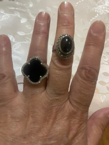 tek qaş üzüklər: Üzük, Gümüş — 1