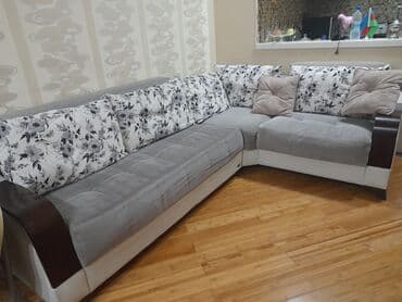 çarpayıya bitişik stol: Künc divan, Açılan, Bazalı, Parça — 1