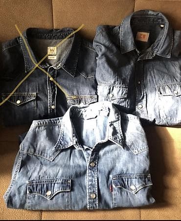 topdan paltar: Köynək, LeviS, S, rəng - Mavi — 1