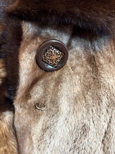 шуба норковая новая: Razmer: 42-44 İtaliya sərgi malı Norka varatnik Təbii, rənglənməyib — 8