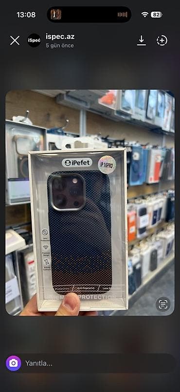 replika iphone 13 pro max: IPefet brendi üçün iPhone 16 Pro qoruyucu örtük - Model uyğunluğu — 1