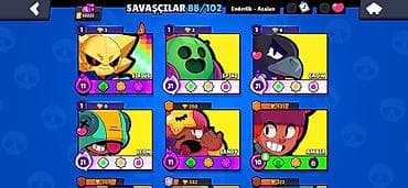 10 sabo: Brawl Stars hesabı – güclü və zəngin kontentlə - Kupa sayı: 33 223 — 3