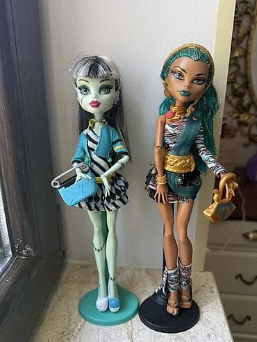 qrelka yumşaq oyuncaqlar: Monster High kolleksiya kuklaları seti - 2 ədəd orijinal Monster High — 1
