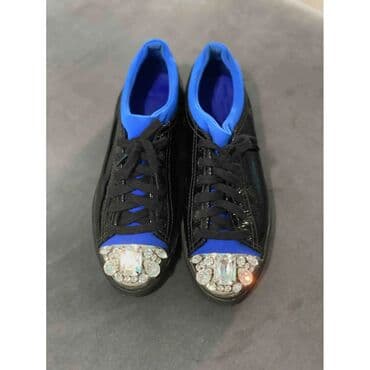 Çəkmələr: Ölçü: 36, rəng - Göy, Yeni — 1