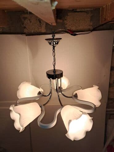 ткани в баку: Люстра, 5 ламп — 6