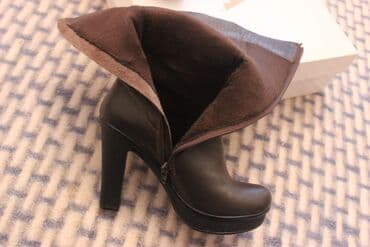 черные мужские сапоги: Размер: 36, цвет - Капучино, Новый — 3