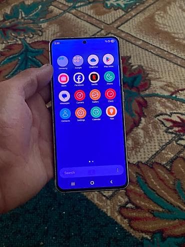 samsung fold 4: Samsung Galaxy S21 5G, 256 GB, rəng - Göy, Barmaq izi — 1