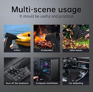 Skanerlər: Portable Turbo fan 💨 Мощный Турбо Вентилятор Super Power Turbo Fan — 8