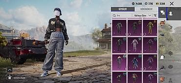 PUBG Mobile hesabı - Hesab səviyyəsi: 73 - Kolleksiyaçı səviyyəsi: 48 — 8