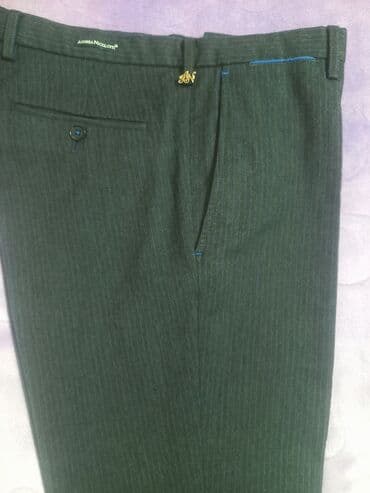 qaqa stili şalvar: Klassik Şalvar, rəng - Yaşıl — 2