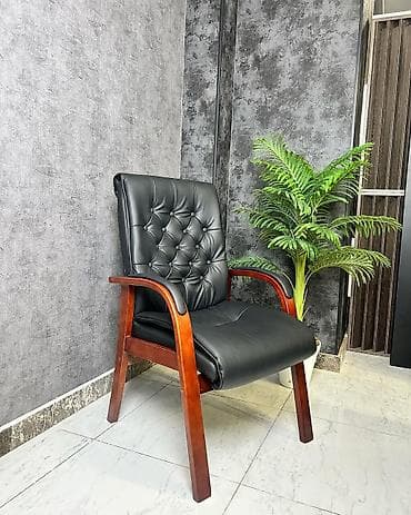 mebel satilir: Yeni, Təkərli, Qolları tənzimlənir, Dəri — 7